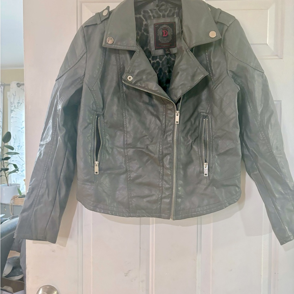 Grey, Dollhouse, moto jacket, Lg